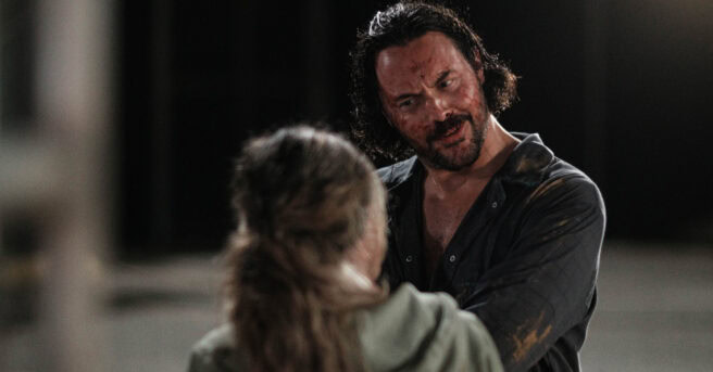 Isabelle Fuhrman and Jack Huston in Unit 234 (2025).